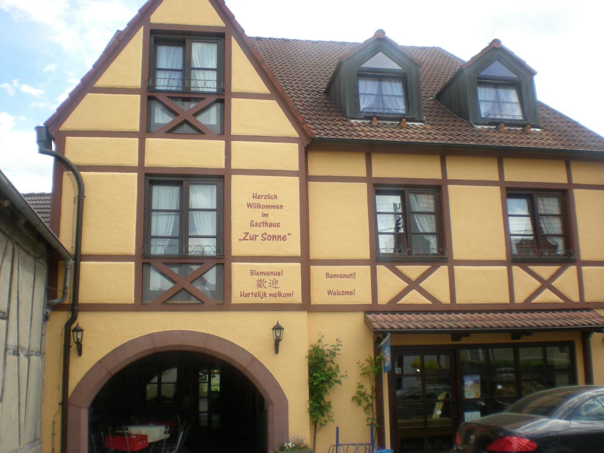 Gasthaus Sonne Gbr Trennfeld Exterior photo
